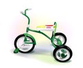 three-wheeled kidÃ¢â¬â¢s bike Royalty Free Stock Photo